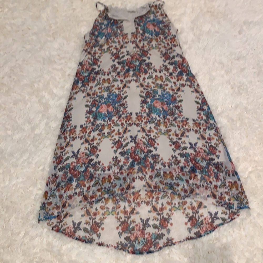 Lucky Brand Floral High-Low Dress